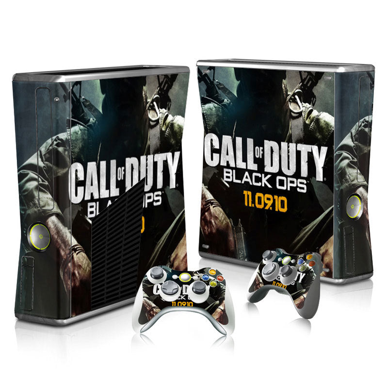 Xbox 360 Slim Full Body Color Membrane Stickers with Scratch-Resistant Protection