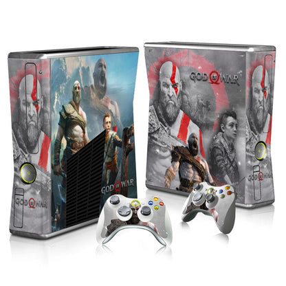 Xbox 360 Slim Full Body Color Membrane Stickers with Scratch-Resistant Protection