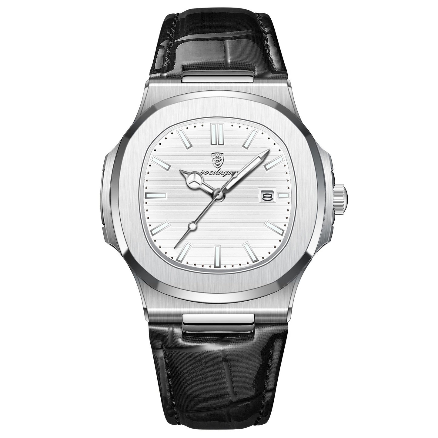 Men's waterproof luminous quartz watch