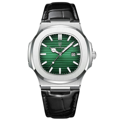 Men's waterproof luminous quartz watch