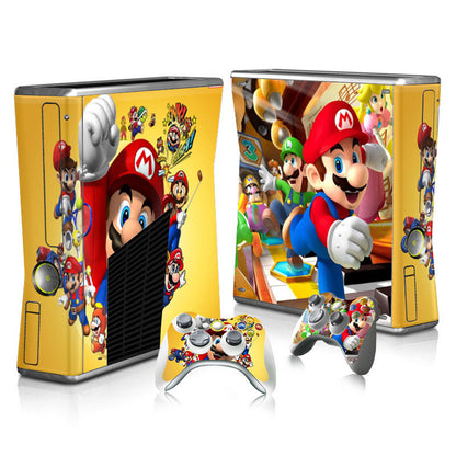 Xbox 360 Slim Full Body Color Membrane Stickers with Scratch-Resistant Protection