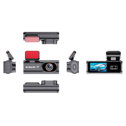 Mobile Internet WIFI version CAR DVR 1.97 inch driving recorder 4K high-definition dual recording parking