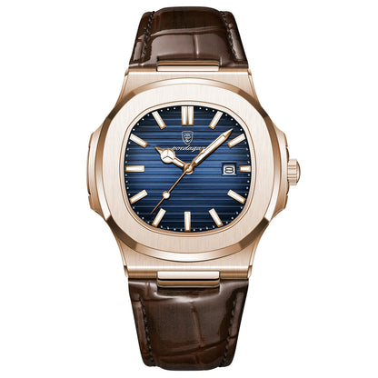 Men's waterproof luminous quartz watch