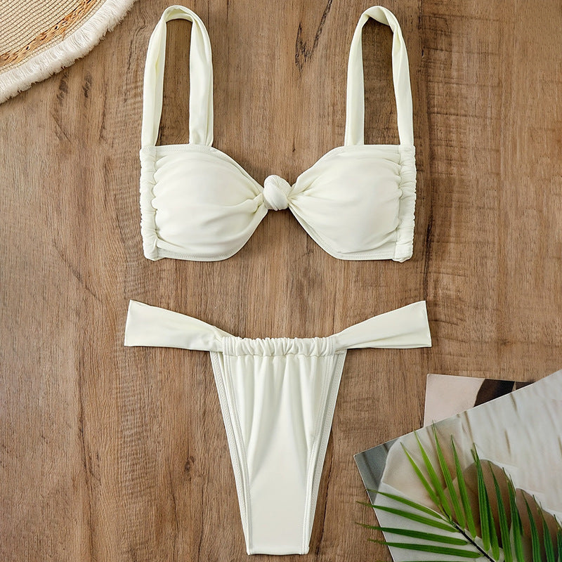 Bikini Swimwear Women Two-Piece Set Sexy Strappy